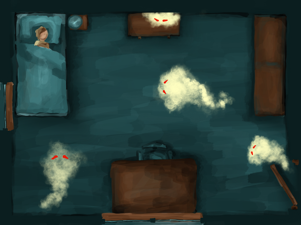 Teddy Defender - Room with Ghosts